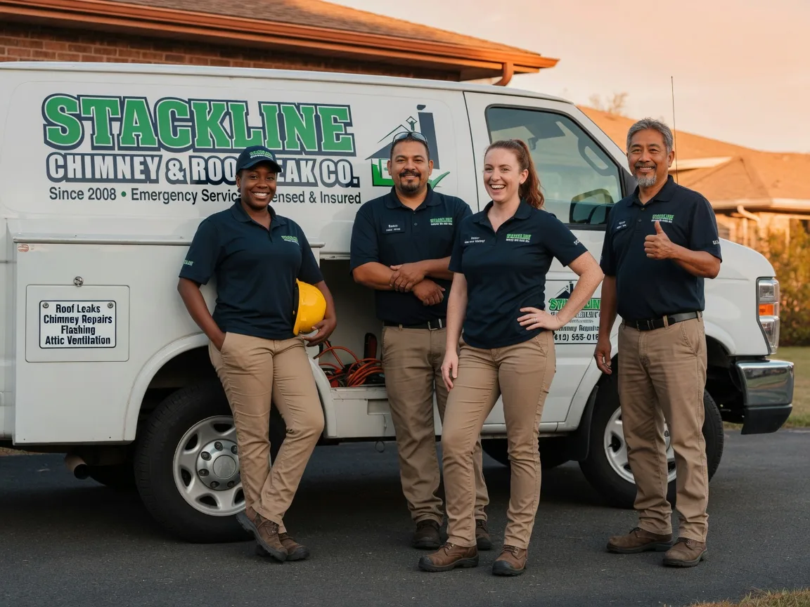 Chimney flashing repair company in Cheney, WA
